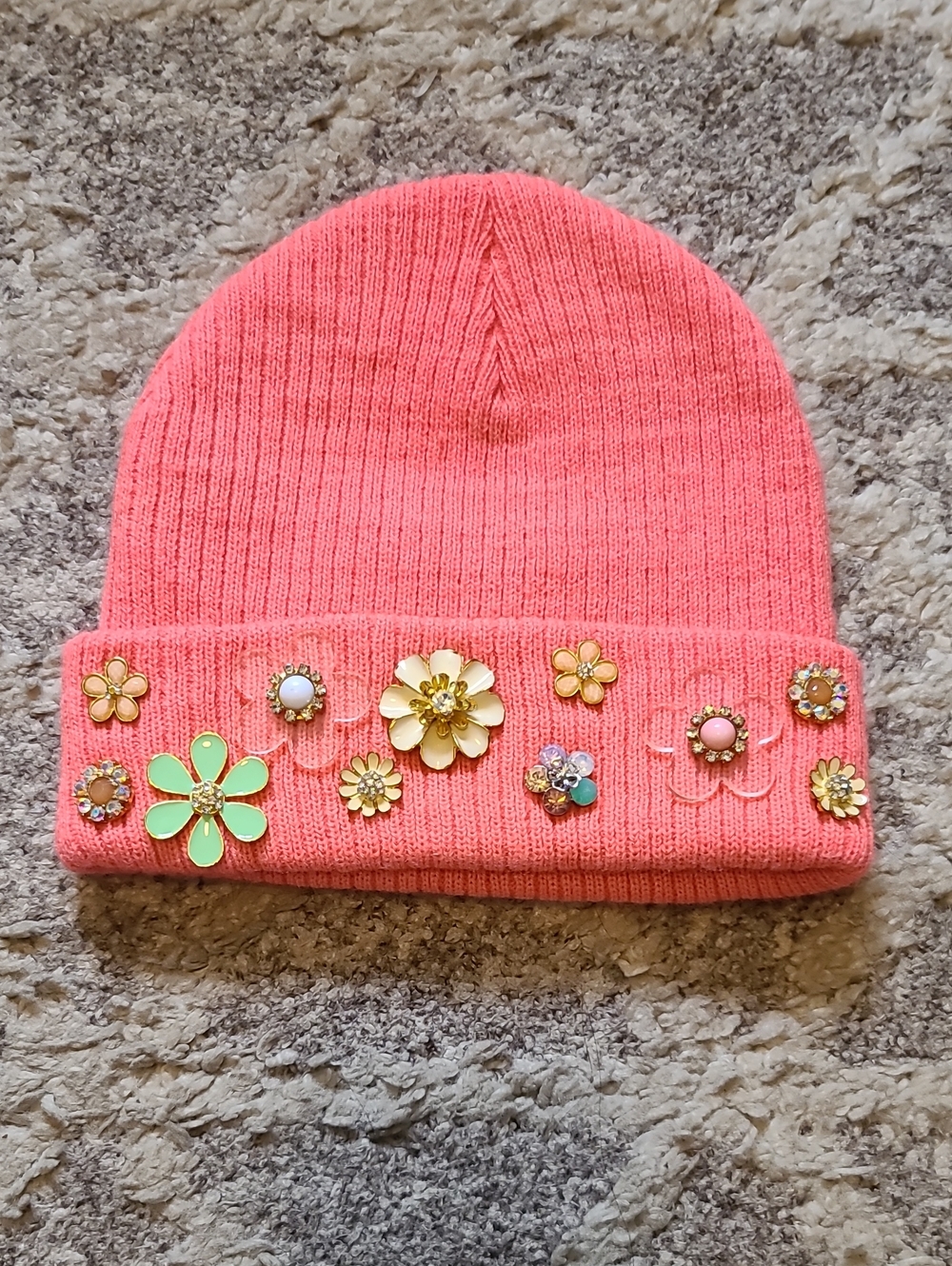 10 for $25 - River Island Girls UK 3-6 years Pink Knit Winter Hat
